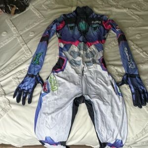 Cosplay bodysuit catsuit Cindy moon silk zero suit Samus dva sexy
